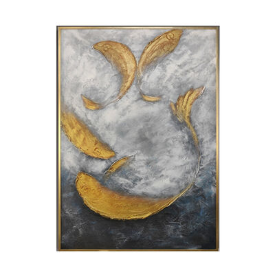 Modern 3D Relief Thick Textured Abstract Landscape Hand Painted Oil Painting Canvas Wall Art Customized Size