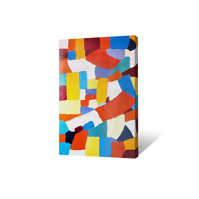 Modern Abstract Style Hand Painted Oil Painting Customized Size Canvas Wall Art for Home Decor