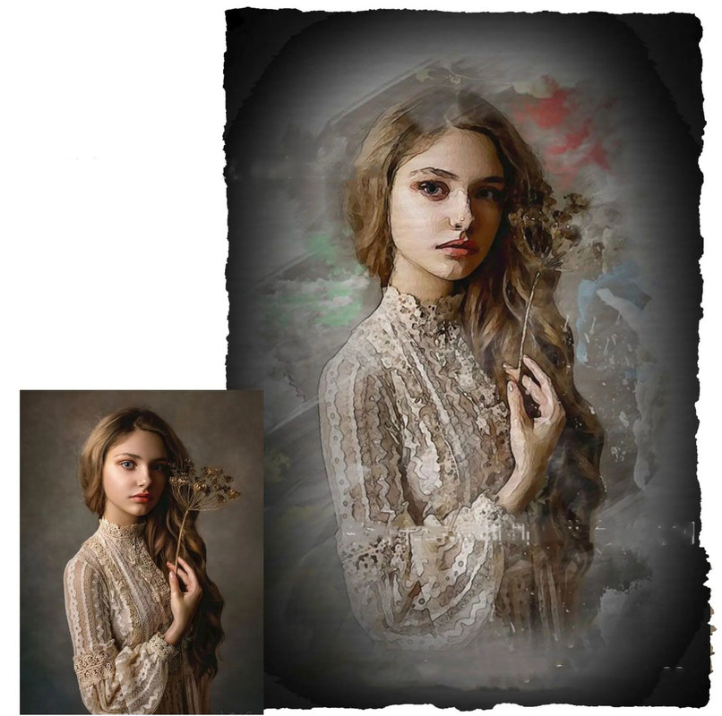 Hand Painted Reproductions Figure And Portrait Painting Wall Art Oil Painting Custom