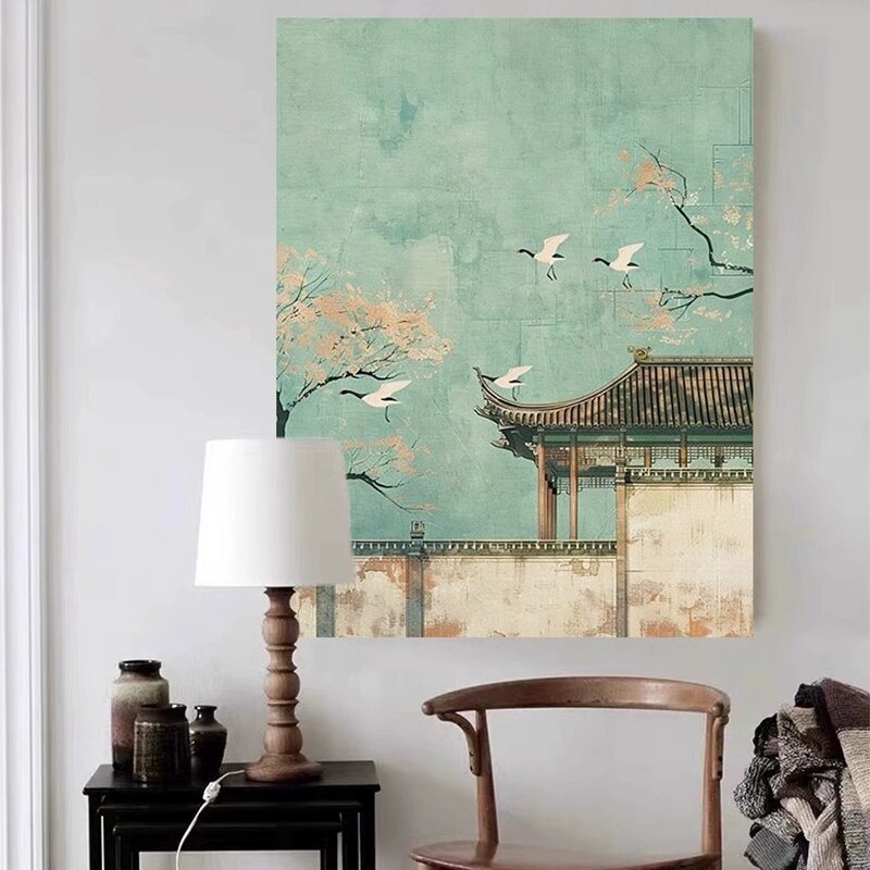 Enhance the artistic atmosphere of your home Colorful Printed Oil Painting for Office and Bedroom