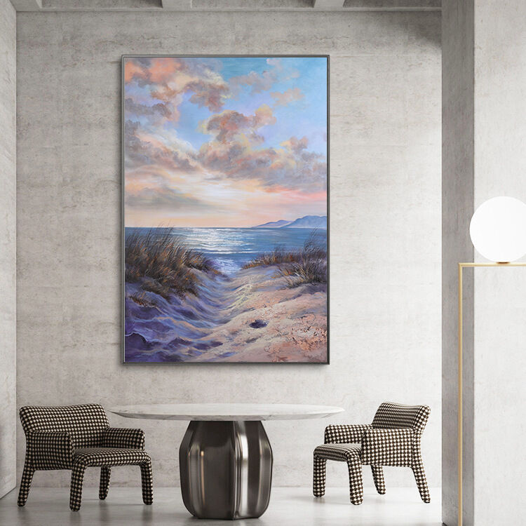 Modern Abstract Hand Painted Oil Painting on Canvas - Customized Size Wall Art Decor